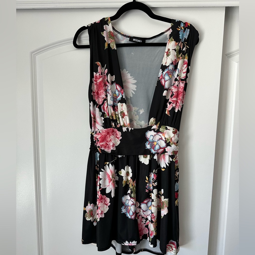 Misguided floral romper